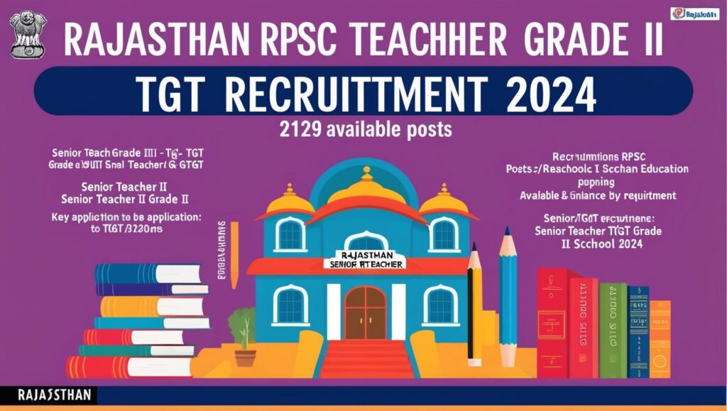 RPSC Senior Teacher Grade II TGT Recruitment 2024
