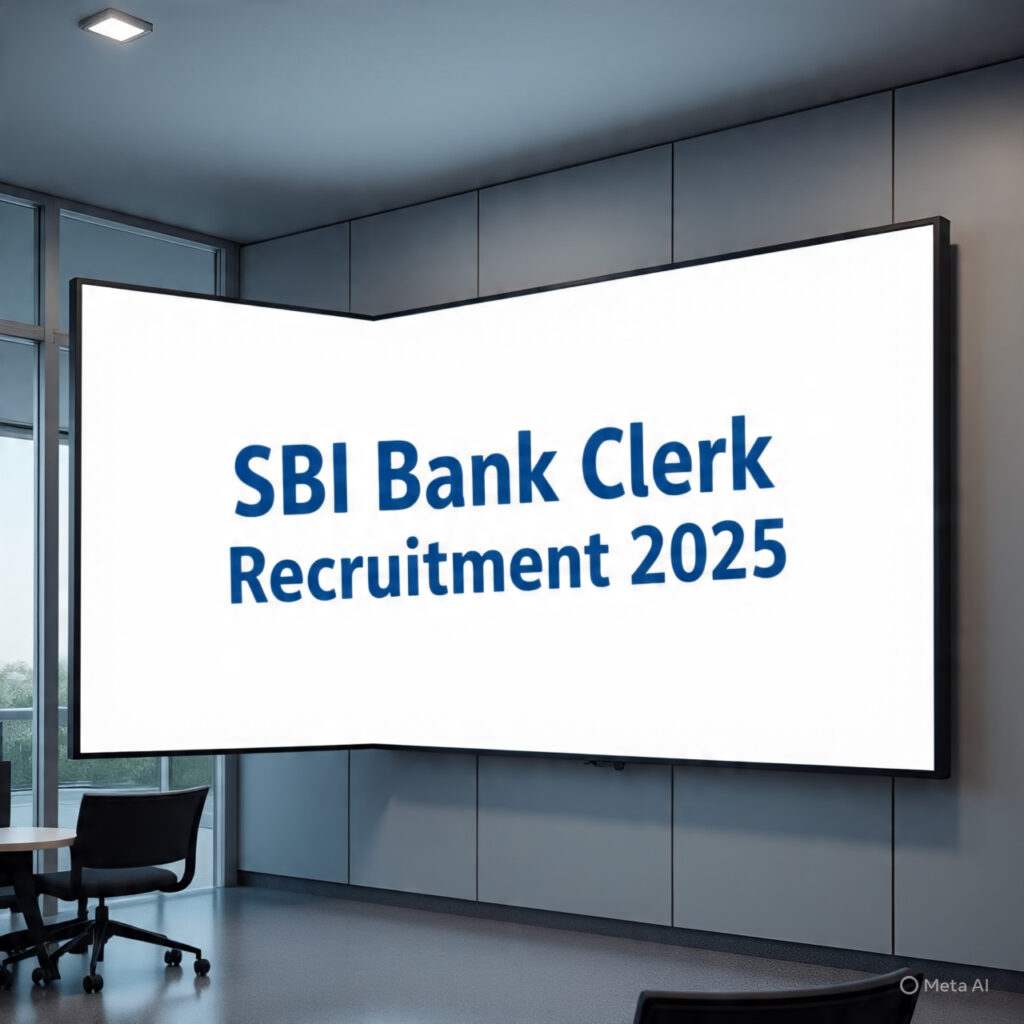 SBI Bank Clerk Recruitment 2025