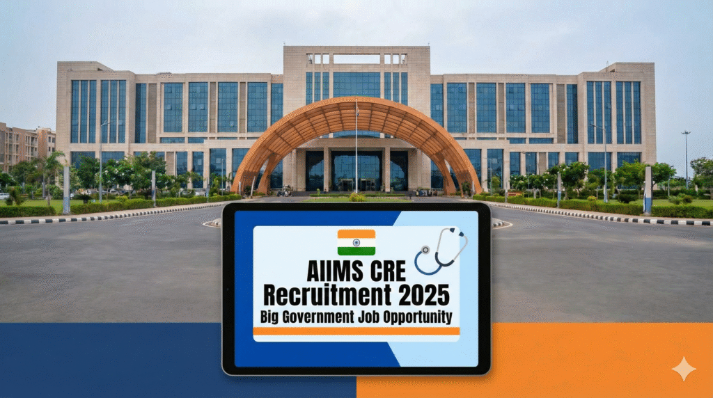 AIIMS CRE Recruitment 2025 – Big Government Job Opportunity