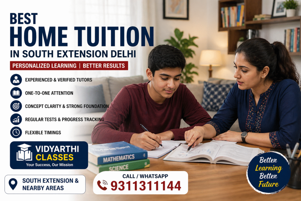 Best home tuition in South Extension