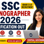SSC Stenographer 2026 Notification (Out Soon) – Apply Online, Eligibility, Exam Date